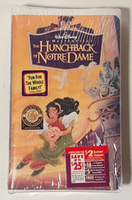 Walt Disney the Hunchback of Notre Dame VHS Masterpiece Edition-New