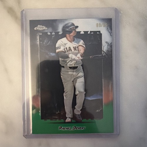 Rafael Devers #NT-22 2025 Topps Chrome Update Night Terrors card