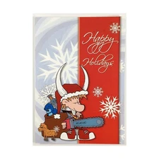 SJG Munchkin Munchkin Holiday Card w/Steve Jackson Autograph Bag NM