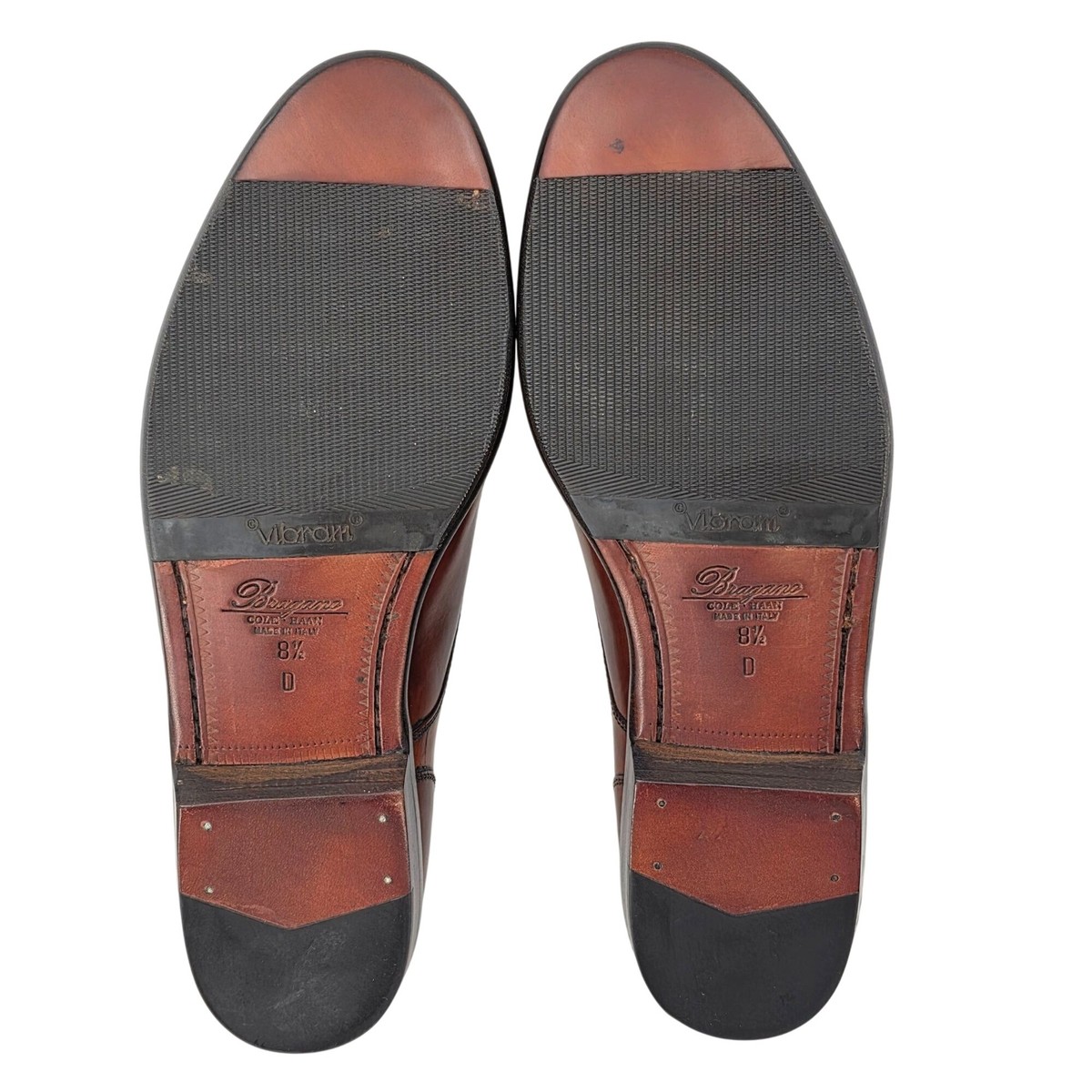 New Old Stock Bragano Cole Haan Mens 8.5D Brown Leather  display picture 3