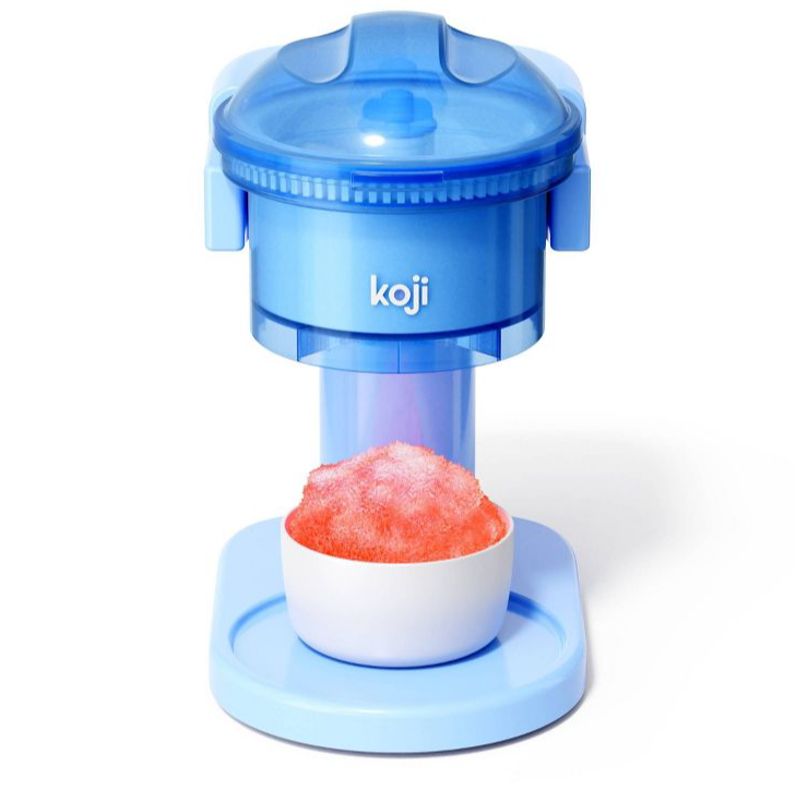 Koji Ice Shaver Blue Snow Cone Maker New in Box Kitchen Desserts Fun