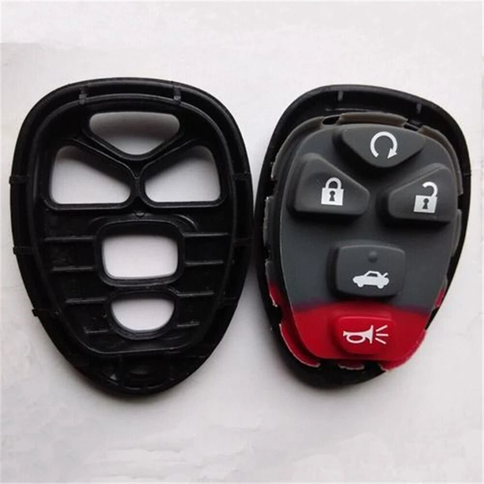 100PCS Remote Keyless Shell for GMC Buick Pontiac Chevrolet Malibu G5 G6 5Bts Foto 3 de 4