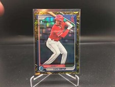 Capri Ortiz 2024 Bowman Chrome Yellow Lunar BCP-73 /75 Angels 1st