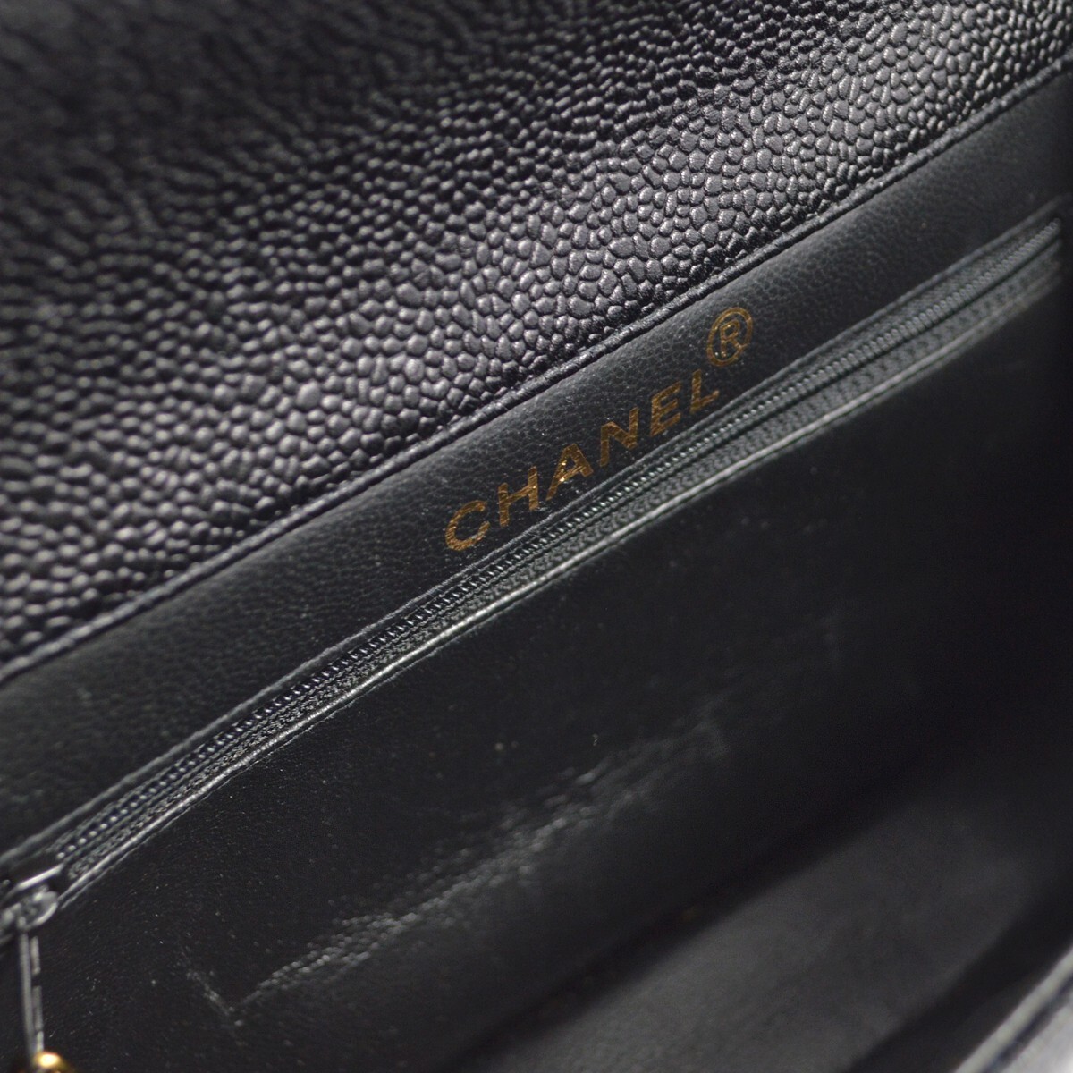 Chanel Black Calfskin Double Sided Classic Flap Shoulder Bag