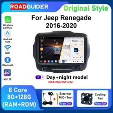 For Jeep Renegade 2016-2020 Android Auto CarPlay Car Radio Multimedia Player GPS