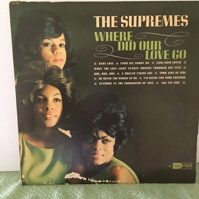 THE  SUPREMES              LP     WHERE DID OUR LOVE GO