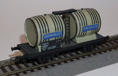 JOUEF WAGON PLAT Container - 676200 - Train Electrique - HO 1/87 - En