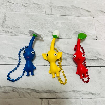 Pikmin mimi Keychain Mascot 7 type complete set / key charm