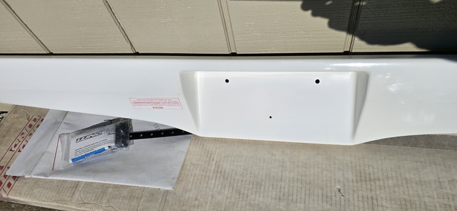 NOS Lund Tailmate Spoiler Bolt In Rear Roll Pan Valance 81-93 Chevy/GMC S10/S15