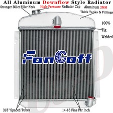 3 Row Radiator Fits 47-49 Plymouth P15 Deluxe Chrysler Windsor Saratoga 3.6l L6 3 Row Radiator Fits 47-49 Plymouth P15 Deluxe Chrysler Windsor Saratoga 3.6l L6