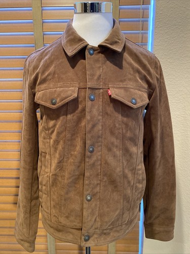 LEVIS STRAUSS Brown Suede Fitted Retro 