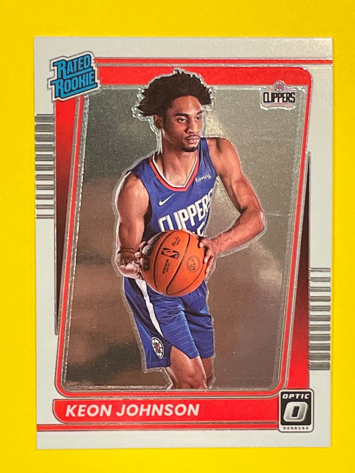 KEON JOHNSON 2021-22 Donruss Optic Rated Rookie RC #192 Clippers