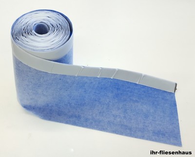 Wannendichtband selbstklebend zur Randabdichtung Dichtband B:120mm Zuschnitt 1m