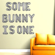 Happy Easter Foil Balloons + Balloon + Shapes Custom Made Word