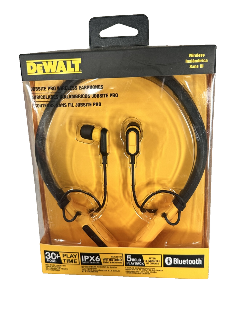 DEWALT Pro Neckband Wireless Earphones | eBay