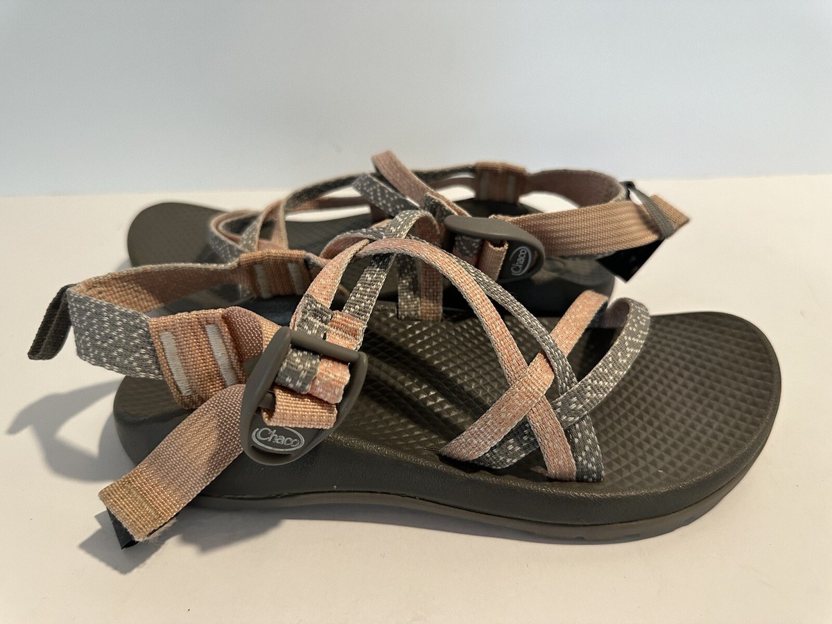 Chaco Gray Strappy Outdoor Sandals Elevate your outdoor adventures with these Chaco... | Depop main image 3