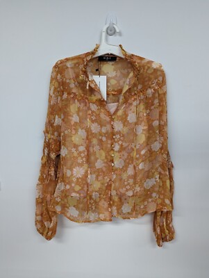 New Opt One Pretty Time Blouse Size Xs