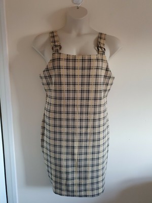 black pinafore dress size 18