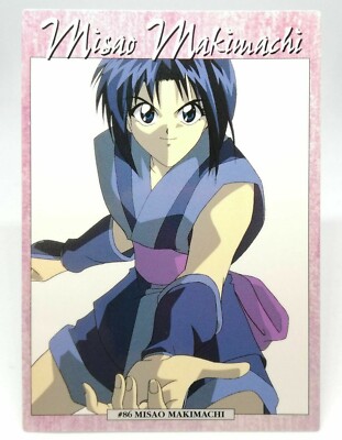 86 Makimachi Misao Rurouni Kenshin Samurai X Card DASS Masters