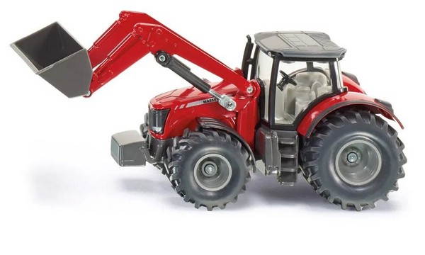 Siku Farmer Massey-Ferguson Mit Frontlader 1985 Traktor 1:50 Trecker Neu-image