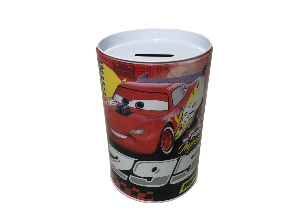 Coin Bank for Kids. Cars Theme. 6 x 4 inches - Race Madness