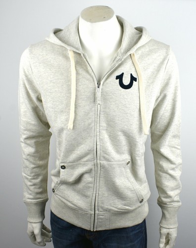 True Religion Men's Buddha Logo Zip Up 