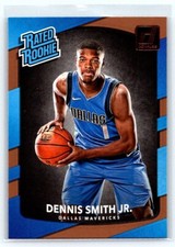 2017-18  Donruss - Rated Rookies #192 Dennis Smith Jr. (RC) Mavericks