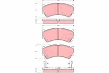 TRW GDB3275 brake pad set, disc brake for Suzuki