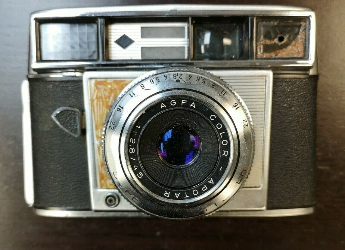 AGFA Super Silette Automatic Viewfinder Camera W/ Solinar 1:2.8