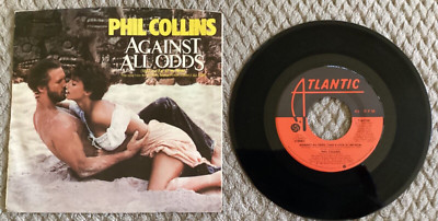 Phil Collins - Against All Odds (1984, Vinyl 45 Record, Atlantic)