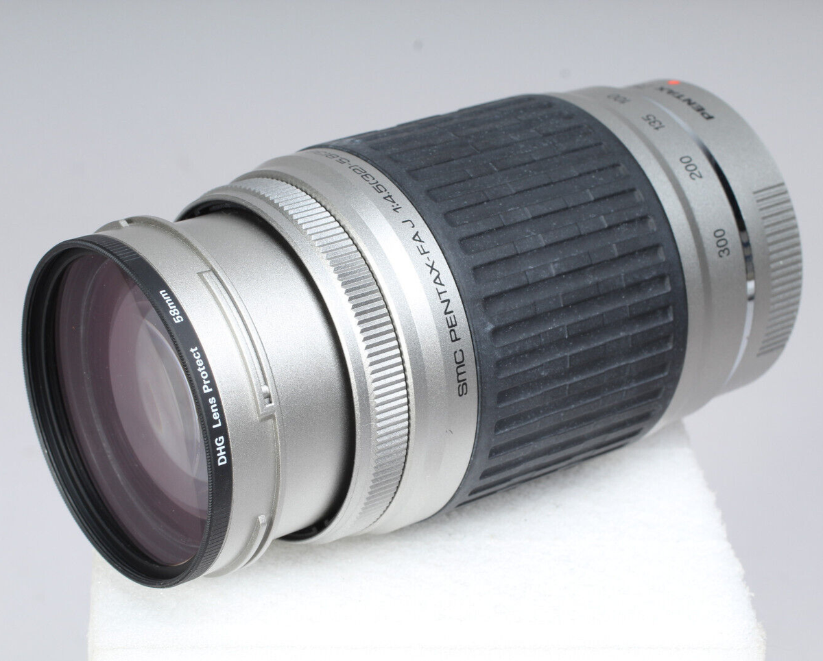 【現状品】PENTAX-FA J75-300mmF4.5-5.8AL ⑤ PENTAX FA J 75-300MM F/4.5-5.8 ZOOM AUTO FOCUS LENS WITH FILTER
