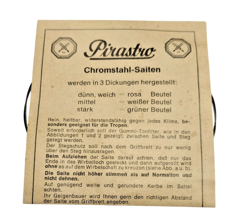 Pirastro Corda Singola Viola D Re Seconda Chromltahl Acciaio Cromato Soft Tone - Immagine 3 di 4