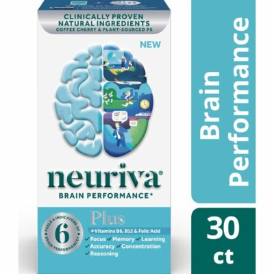 Neuriva Plus Brain Performance Supplement (30 count)- Brain Support With Clinica