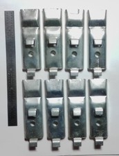 8 Pacific metal shelf clips for Uline type metal shelving