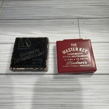 2 Vintage Chromatic Pitch Instruments Master Key Kratt USA Pyramid West Germany