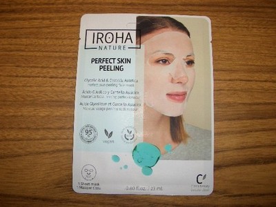 5 Units  IROHA Nature Perfect Skin Peeling Face Mask w/Glycolic Acid