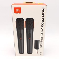 JBL PartyBox Wireless 2.4 GHz Microphone Set In Black JBLPBWIRELESSMICAM