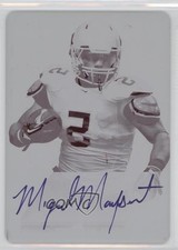 2013 Leaf Metal Draft Printing Plate Magenta 1/1 Miguel Maysonet Auto 0t3