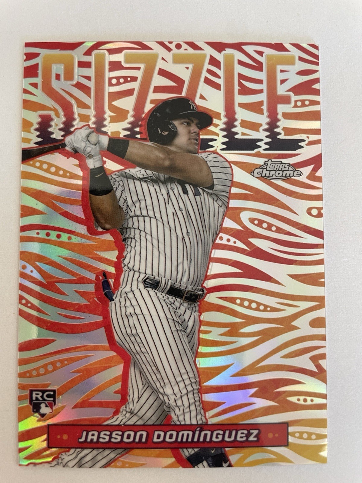 Topps 2024 Topps Chrome Update Jasson Dominguez - Sizzle -SSP - Insert - RC