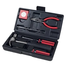  - 75-HT1007 Household Hand Tools, Tool Set - 6 Piece by , Set Includes – Red