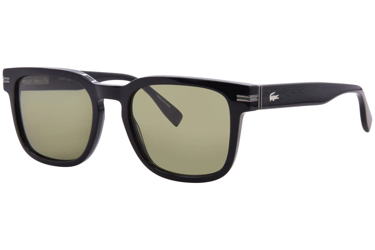Lacoste LA12412 GN Black Green Unisex Sunglasses 115mm Lacoste Black Plastic Sunglasses for Men for sale | eBay main image 3