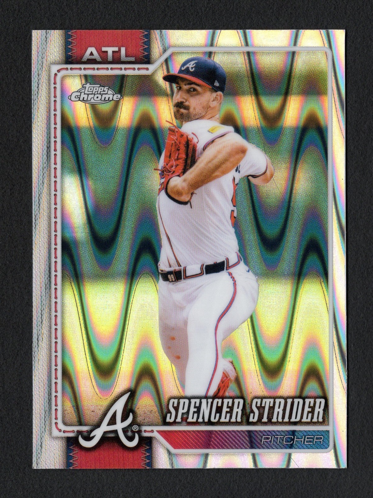 2026 Topps Chrome Spencer Strider #110 RayWave Refractor