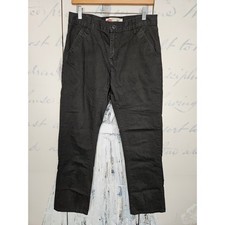 Levis 511 Slim Fit Pants Kids 18 Reg Charcoal Black Chino Stretch 29x29