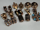 Vintage Signed Renoir/Matisse Copper Earrings - Lot of 9 Pair