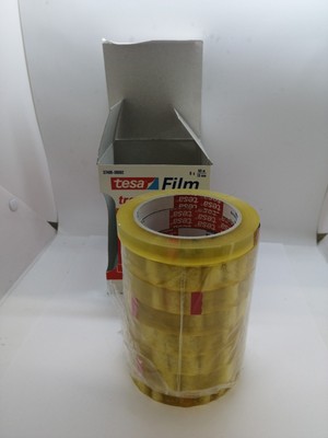 7x Tesafilm transparent 66 m x 19 mm 1x 15mmx66m Klebefilm Büro Schule (B66)