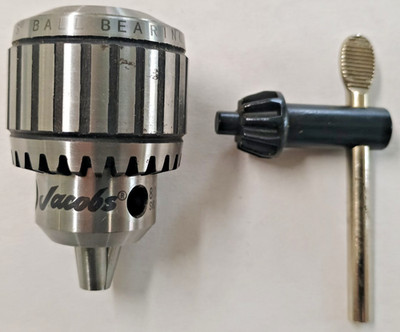 Jacobs 8-1/2N 25JT 0-1/4'' Cap Ball Bearing Super Drill Chuck W/Key