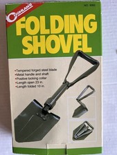Coghlan's Folding Shovel, Tempered Forged Steel Blade for Digging, Camping Tool