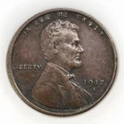 1917-S Lincoln Wheat Cent • Fine/VF • Semi-Key Date • San Francisco Mint BN