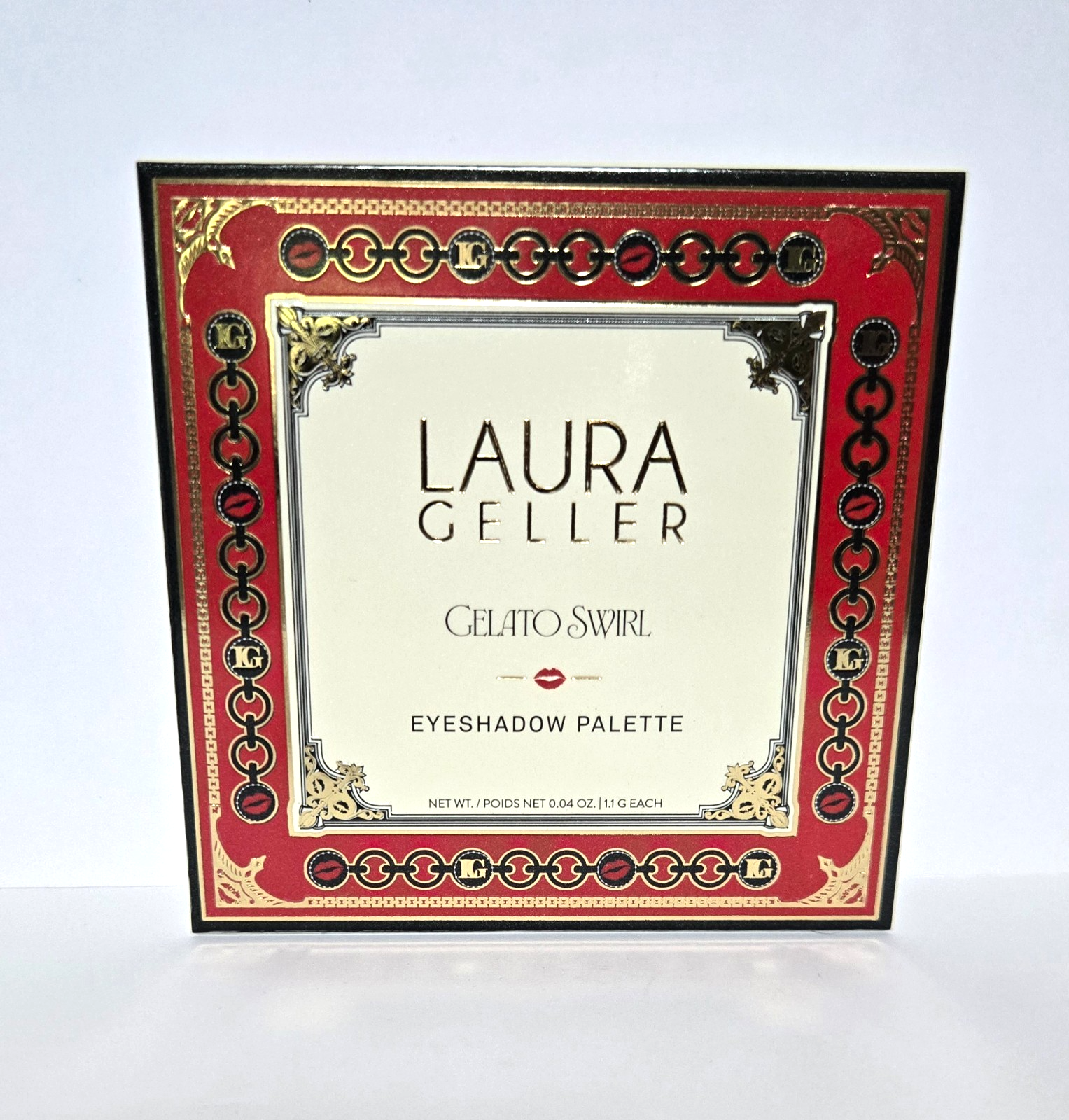 LAURA GELLER GELATO SWIRL EYESHADOW PALETTE - 9 EYESHADOWS - FULL SIZE (BOXED)