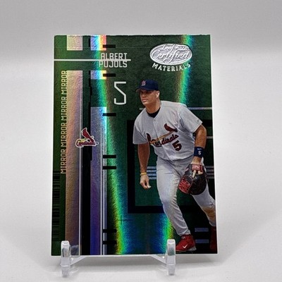 2005 Leaf Certified Materials Mirror Green #5 Albert Pujols /5